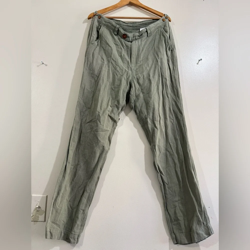 Corridor Men's Sage Green Chino Pants - Casual Straight Fit